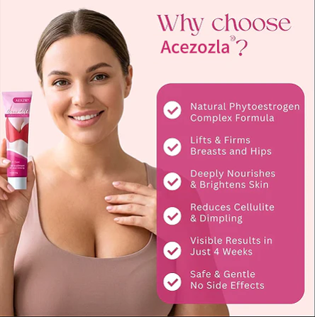 Acezozla® CurvLift Enhancement Cream🌱 Your Plant-Powered Sculptor: The Phytoestrogen Complex That Naturally Lifts & Reshapes Curves.