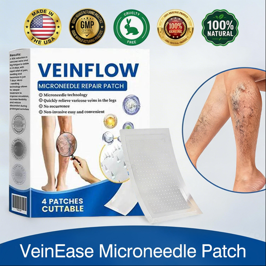 👨‍⚕️Hotplex®VeinFlow Microneedle Care Patch⚡Instant Relief, Long-Term Results